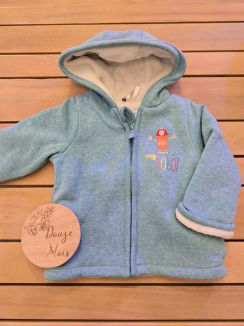 Manteau chaud ORCHESTRA 12 mois sherpa