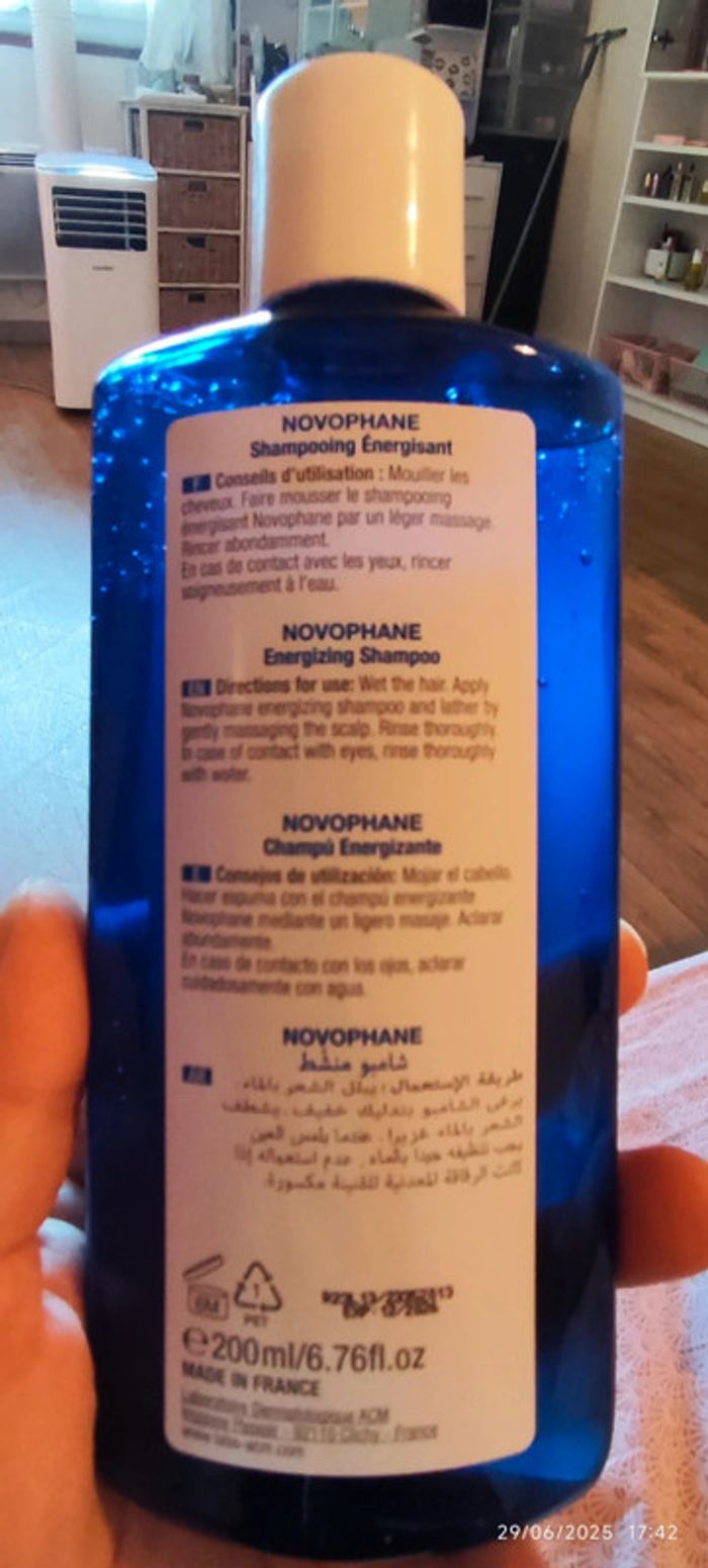 ACM Laboratoire Dermatologique Novophane Shampooing Énergisant 200 ml - photo numéro 5