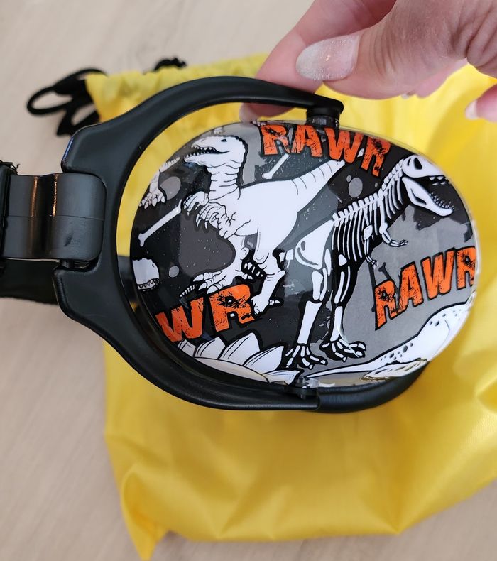 Casque antibruit enfant dinosaure - photo numéro 4