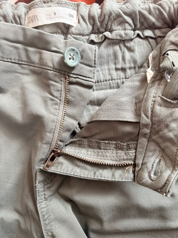 🌿 Short garçon Zara – 8 ans (128 cm) – Vert bouteille – TBE - photo numéro 5