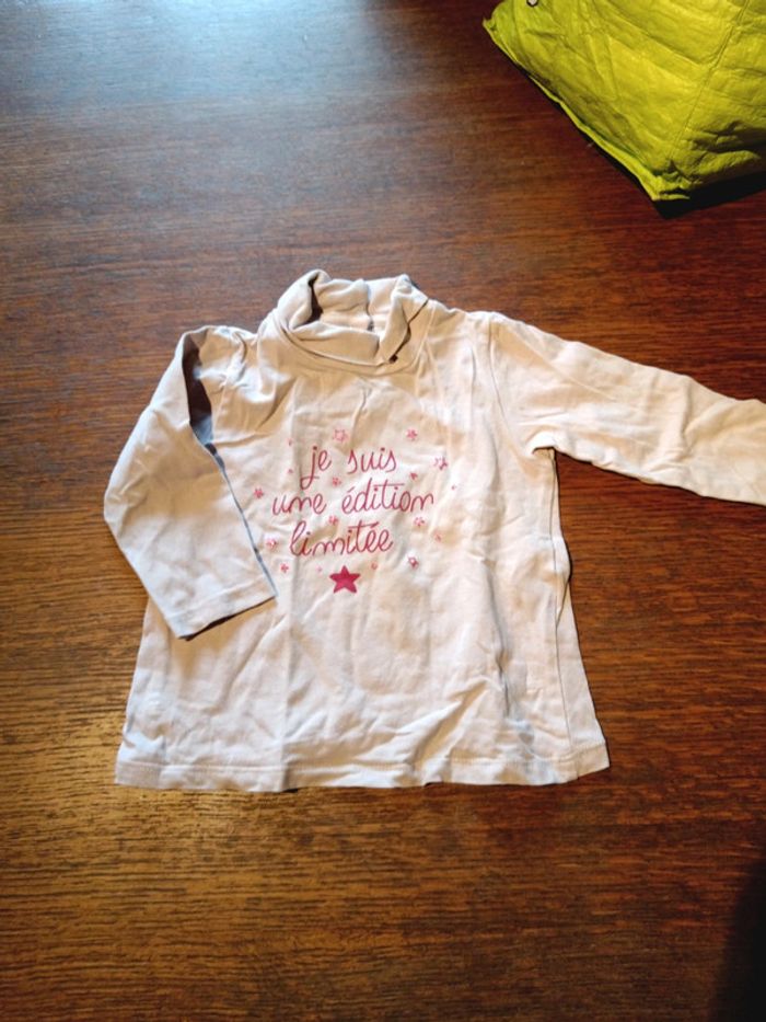 T-shirt manche longue 12 mois