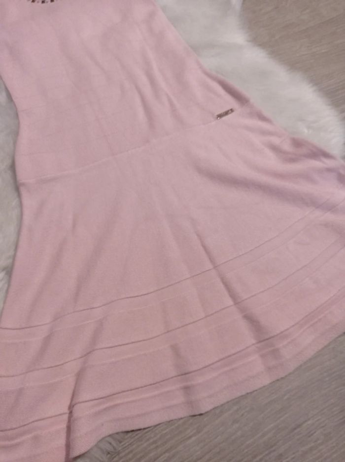 Guess Marciano robe chic rose en maille idéal cérémonie 8 ans 👉 faites votre lot pour la promotion - photo numéro 5