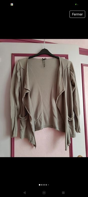 Gilet gris " Bonobo jeans" T.S(36)