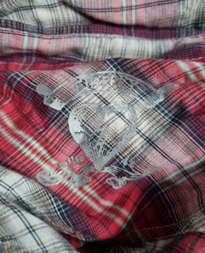 Chemise à carreaux manches retroussable taille 42 - photo numéro 9