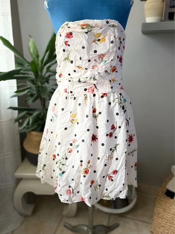 Robe bustier Naf Naf - à motif fleuris - taille 42/XL - en très bon état