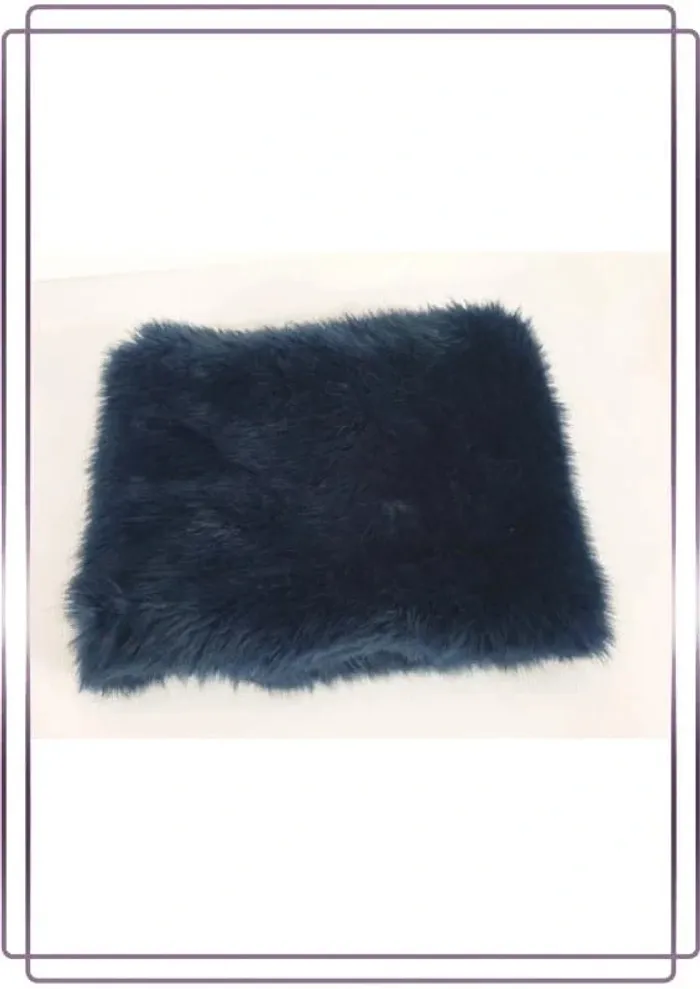 Cache cou Accessorize bleu en fausse fourrure, très bon état