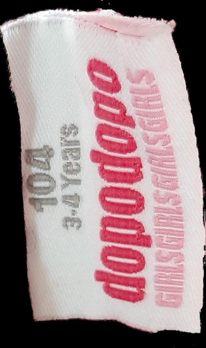 Tunique rose lignée blanche, à capuche, 3/4 ans, Dopodopo, bon état - photo numéro 5