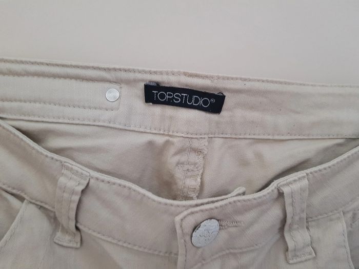 pantalon / jean crème - photo numéro 5