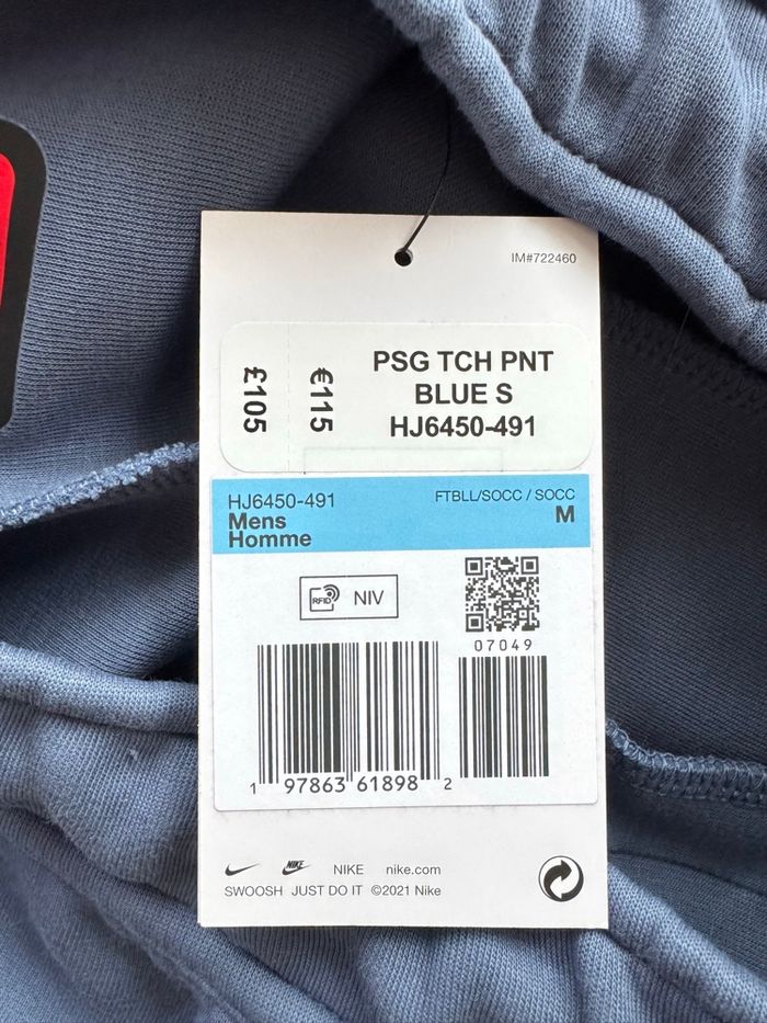 Nike pantalon de Jogging Paris Saint Germain Tech Fleece - Neuf - Taille M - photo numéro 4