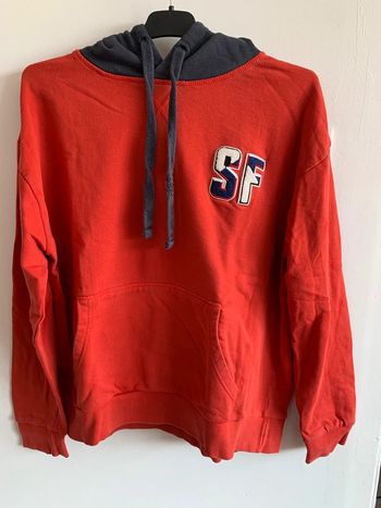 Sweat à capuche rouge Sneaker Freak SF taille L