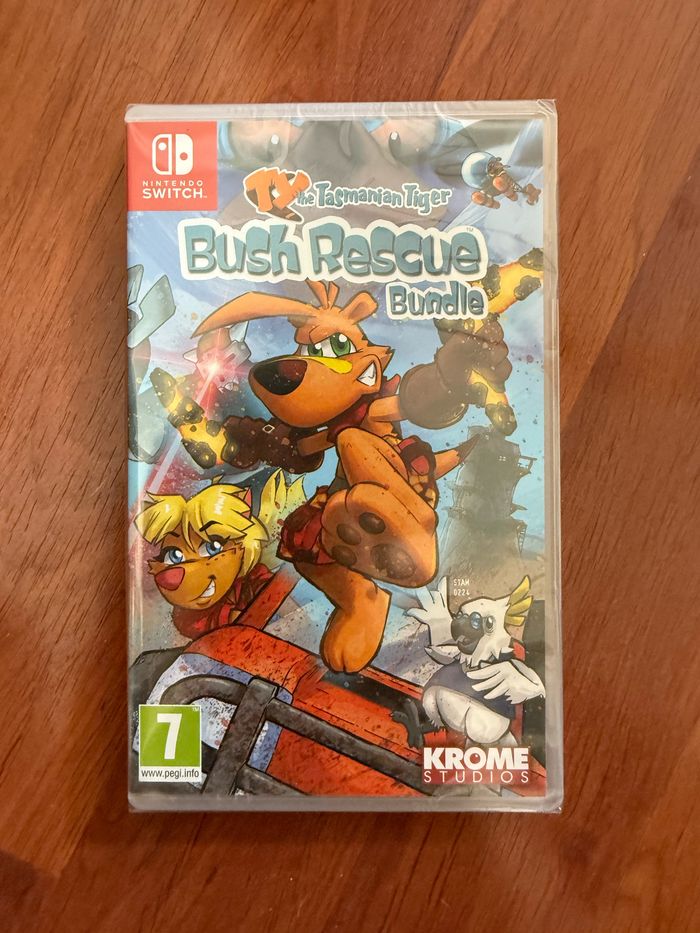 TY the Tasmanian Tiger Bush Rescue Bundle Jeu Nintendo Switch NEUF sous blister