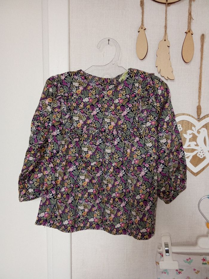 Blouse tunique legging 12 mois bébé fille mi saison du pareil au même, tape à l'oeil, 74 cm - photo numéro 3