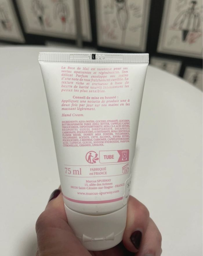 Crème pour les mains Marcus Spurway à la Rose de Mai - photo numéro 2