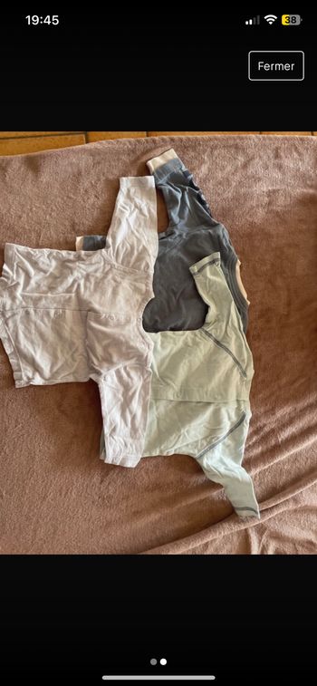 Lot haut manches longues