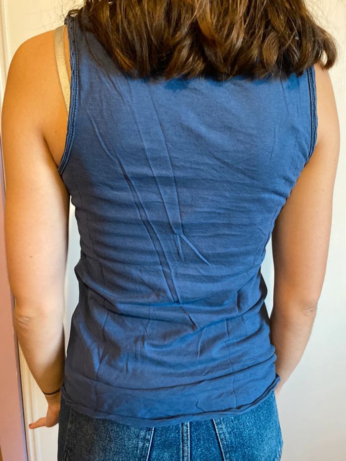 Débardeur bleu Bonobo - photo numéro 2