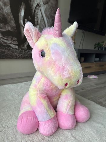 Grande peluche licorne - environ 62 cm