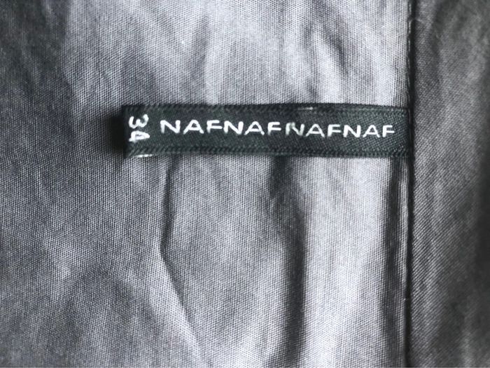 BB30- Robe grise «naf-naf » vintage T XS (34-36) portée 1 journée - photo numéro 7