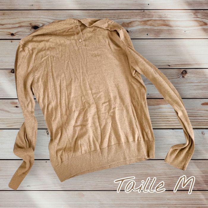 🤎 pull fin marron – basique chic & ultra facile à porter H&M 🤎 - photo numéro 2