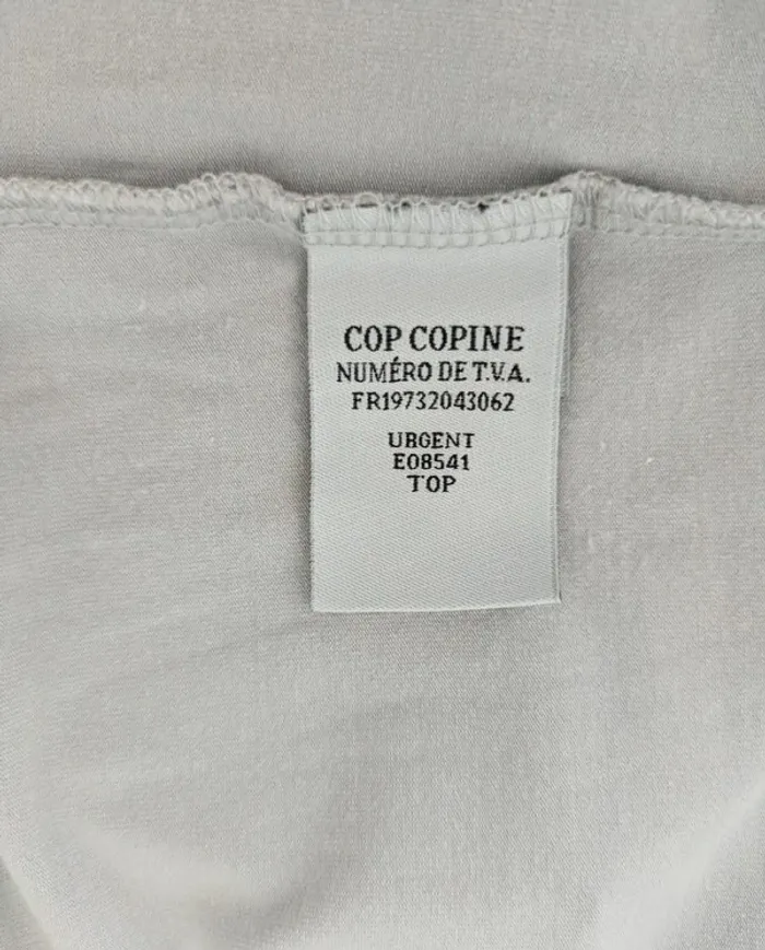 T-shirt d'été gris - Cop Copine - taille 2 - photo numéro 5