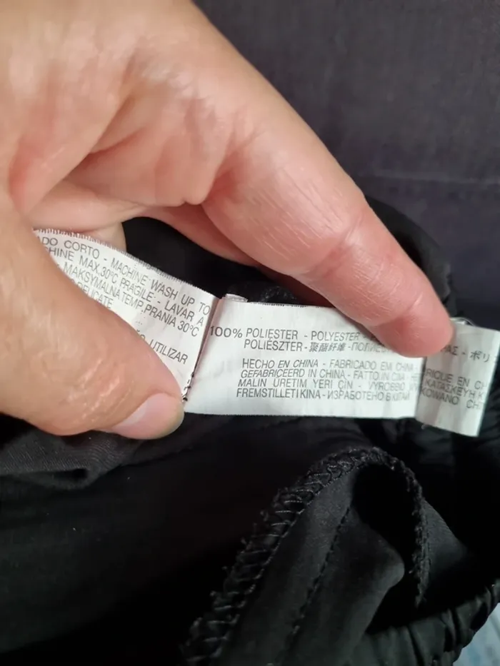 Pantalon  Zara noir élastiqué satin taille S - photo numéro 6