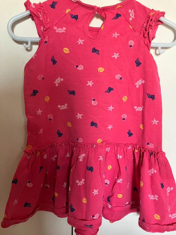 Lot de deux jolies robes été en coton 24 mois Bout’chou - photo numéro 3