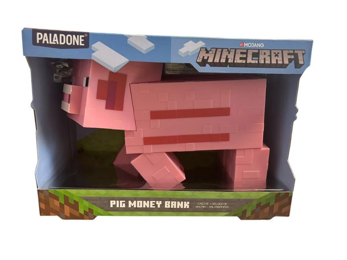 Tirelire Minecraft Pig Money Bank Paladone neuf