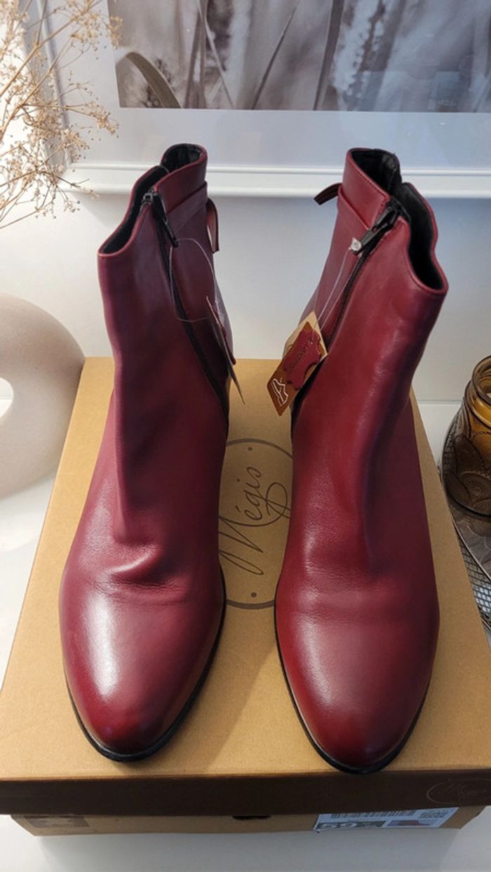 Bottines en cuir neuves taille 41 - photo numéro 14