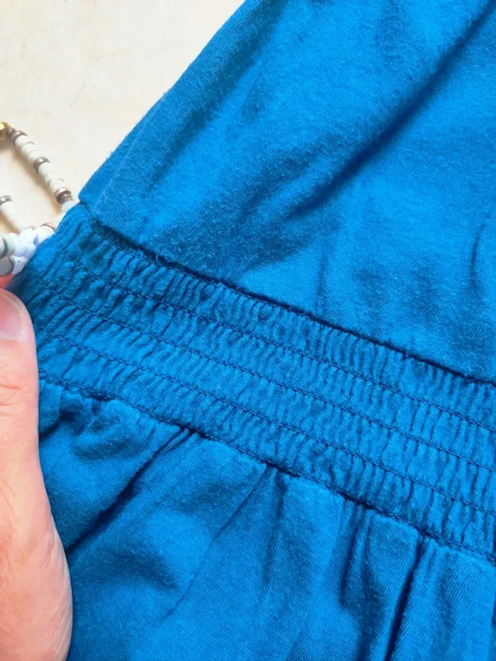 Robe à bretelles bleue 12 ans Kiabi - photo numéro 4