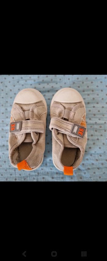 Baskets en toile enfant