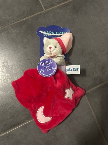 Doudou chat baby nat