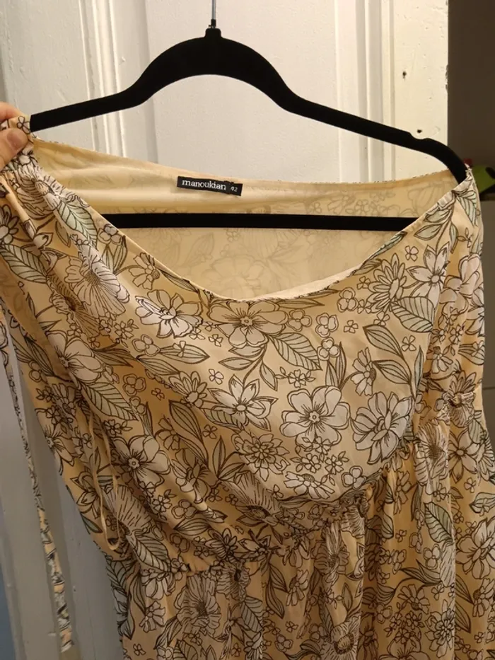 Robe longue asymétrique