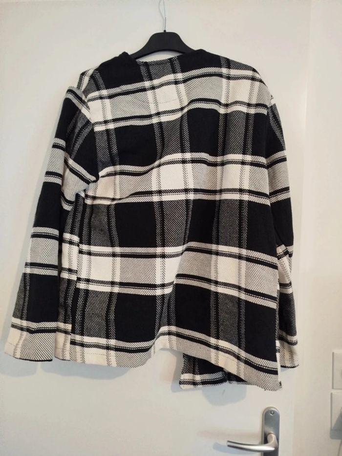 Veste à carreaux T M - photo numéro 2