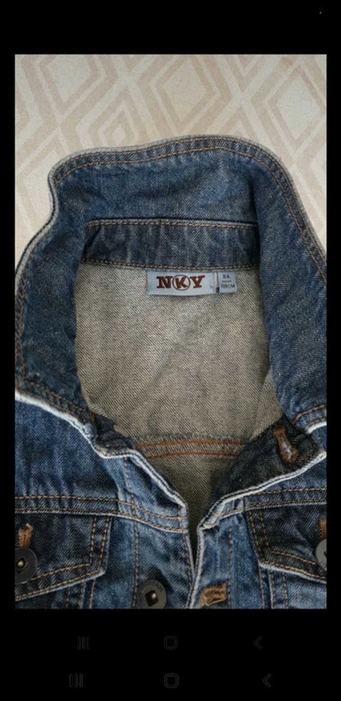 Veste jean mixte 8 ans - photo numéro 6