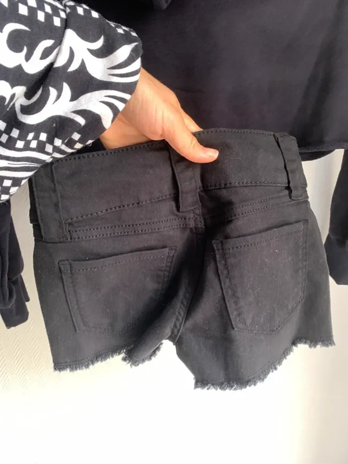 Ensemble sweat + short en jeans | neuf avec étiquette - photo numéro 8