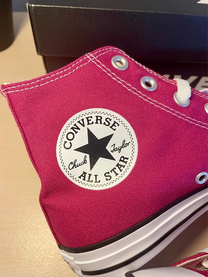 Converse Chuck Taylor All star bordeaux / purple - photo numéro 5
