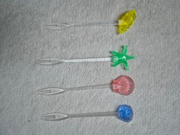 Pic en verre et plastique vintage