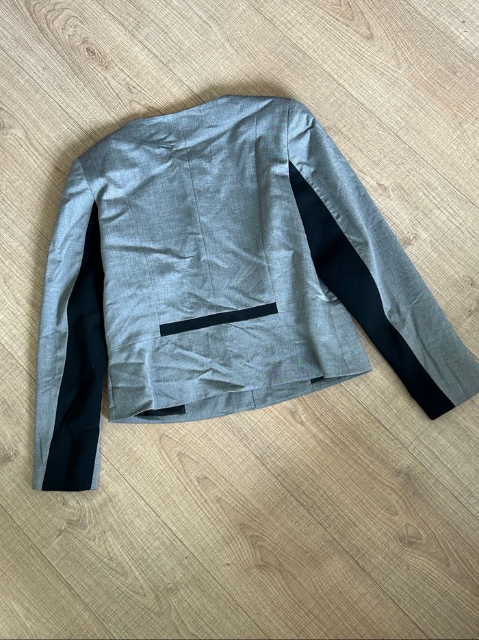 Blazer gris et noir Un Jour Ailleurs taille française 40 TBE - photo numéro 9