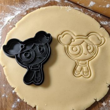 Emporte-pièce Bubbles Super Nanas 8 cm - Moule à Biscuit Original