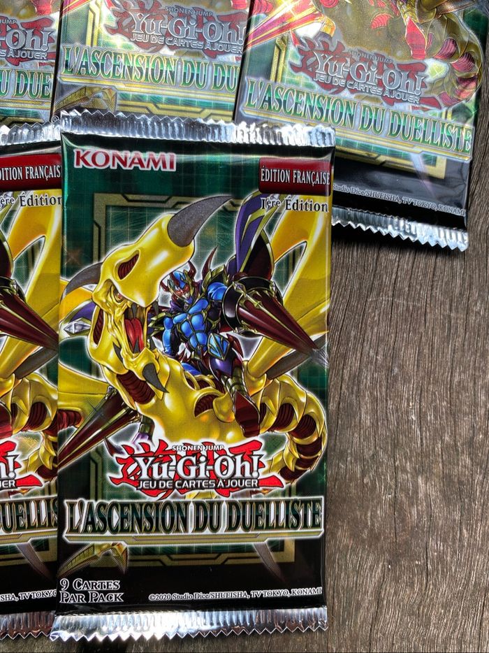 Lot de 8 boosters Yu-Gi-Oh L’Ascension du Duelliste - photo numéro 2