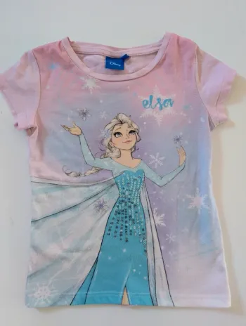 Tee shirt Reine des Neiges Elsa Frozen 4 ans