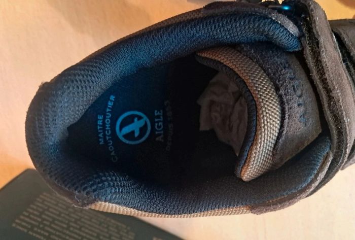 Aigle chaussures de marche randonnée à scratch homme P.45 neuve - photo numéro 5