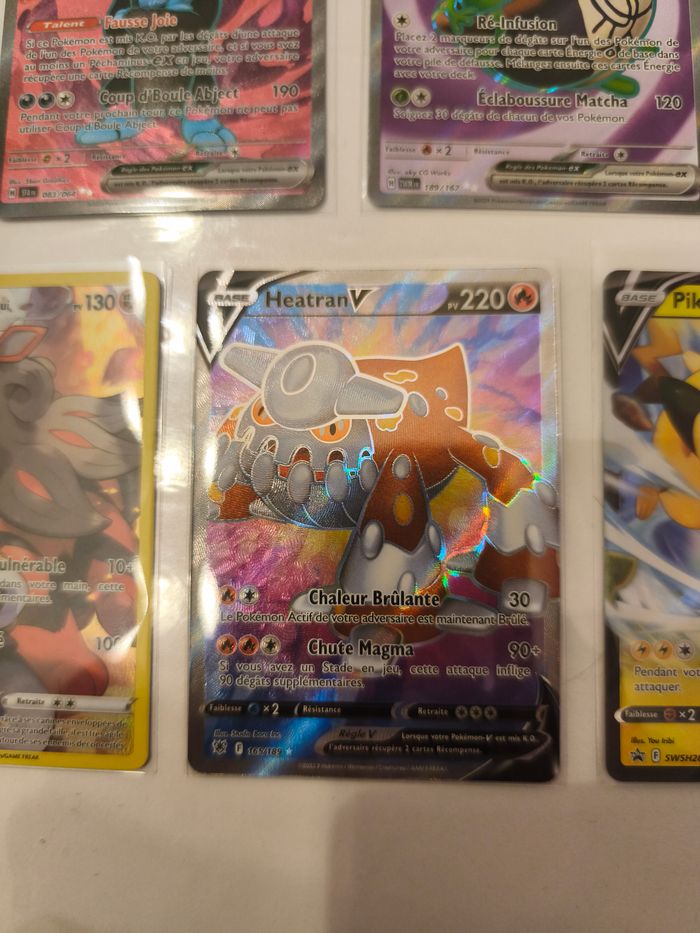Lot carte pokemon full art, shiny