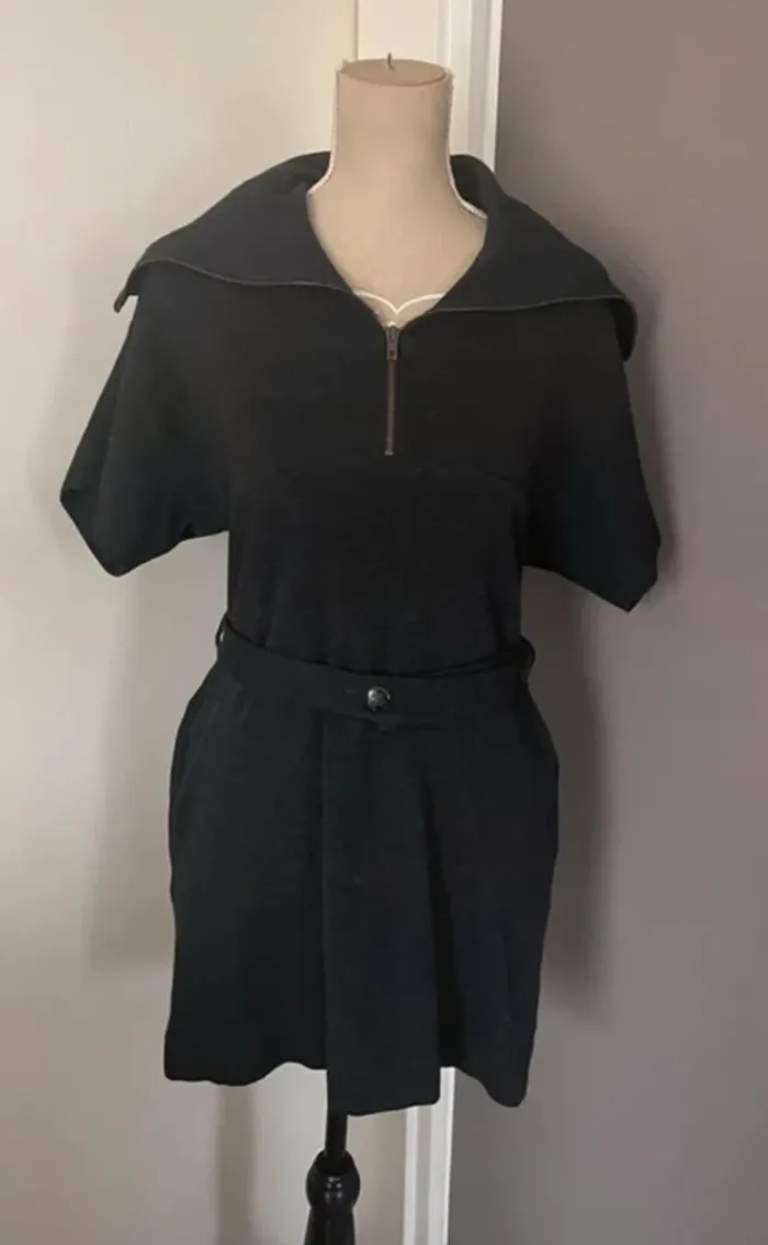 Stella McCartney pull gris foncé en laine vierge taille 40 - photo numéro 5