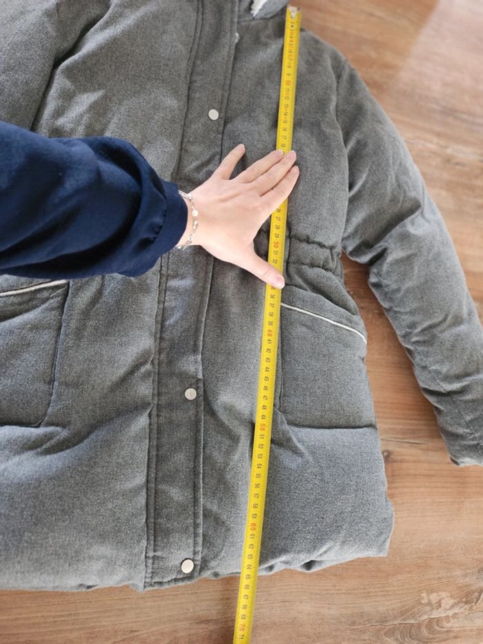 Manteau chaud intérieur polaire Gemo 12 ans en excellent état avec capuche - photo numéro 8