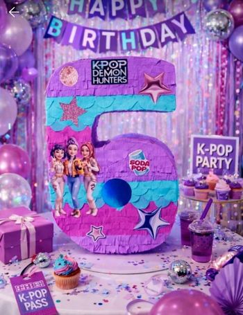 Pinata anniversaire k-pop 