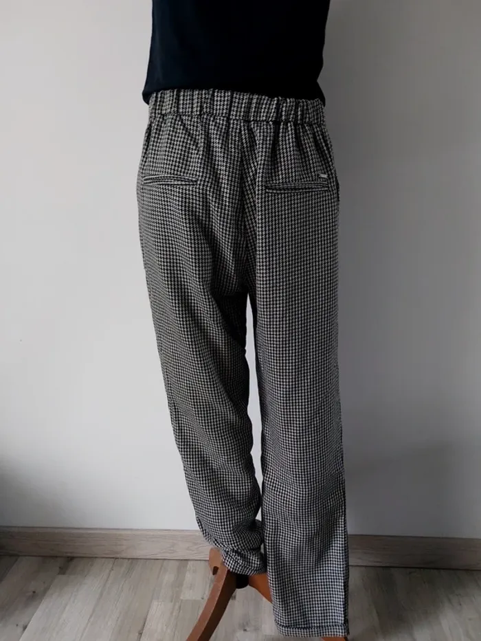 Pantalon large noir et gris - photo numéro 6