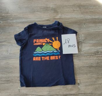 2 T-shirt Kiabi 18 mois