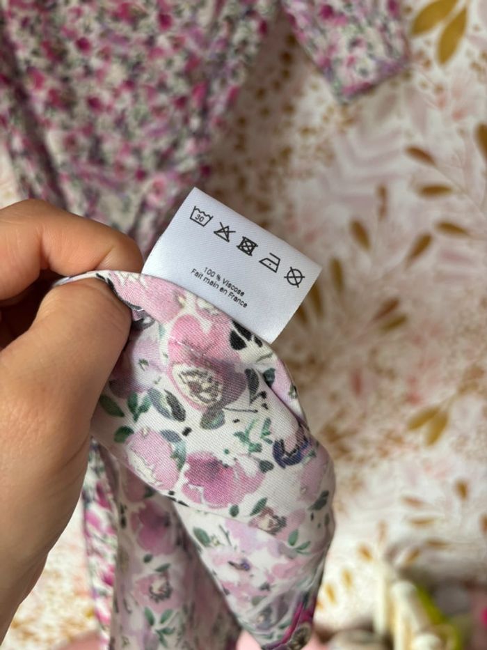 Robe cache cœur fleuris fait main - photo numéro 3