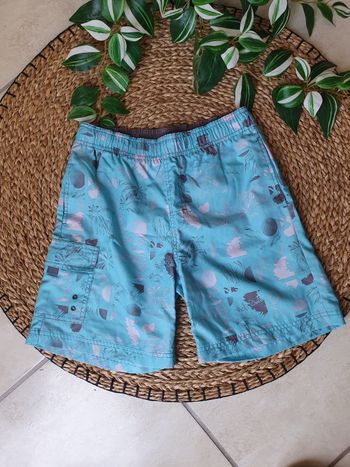 Short de bain bleu 12 ans fille Go sport