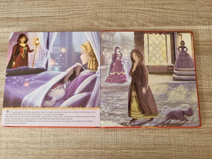 Livre puzzle Barbie et la magie de Noël - photo numéro 8